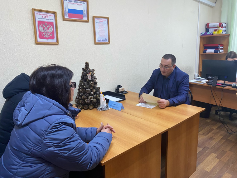 20.12.2023 Глава администрации МО Заокский район Атаянц Александр Юрьевич провел личный прием граждан. 20.12.2023 Глава администрации МО Заокский район Атаянц Александр Юрьевич провел личный прием граждан.