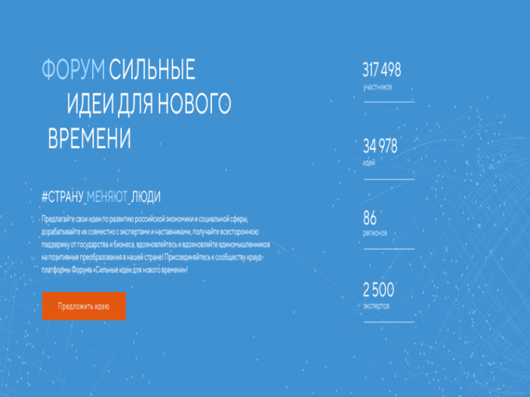 Открыт сбор идей на третий форм "Сильные идеи для нового времени".. Открыт сбор идей на третий форм "Сильные идеи для нового времени"..