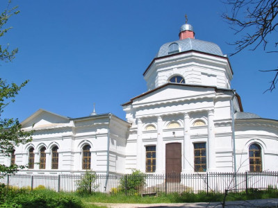 Свято-Покровский храм в селе Волковичи, 1902 г. Свято-Покровский храм в селе Волковичи, 1902 г..