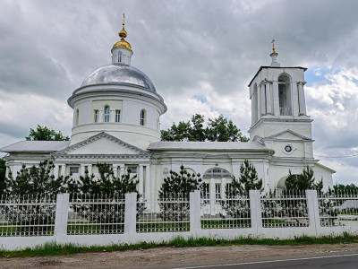 Церковь Димитрия Ростовского в селе Дмитриевское, 1790 - 1813 гг. Церковь Димитрия Ростовского в селе Дмитриевское, 1790 - 1813 гг..
